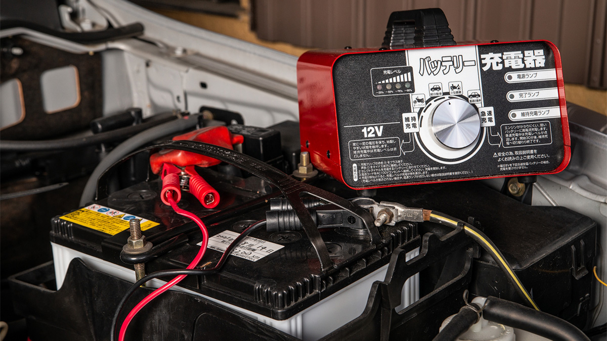 バッテリーを充電しているイメージ