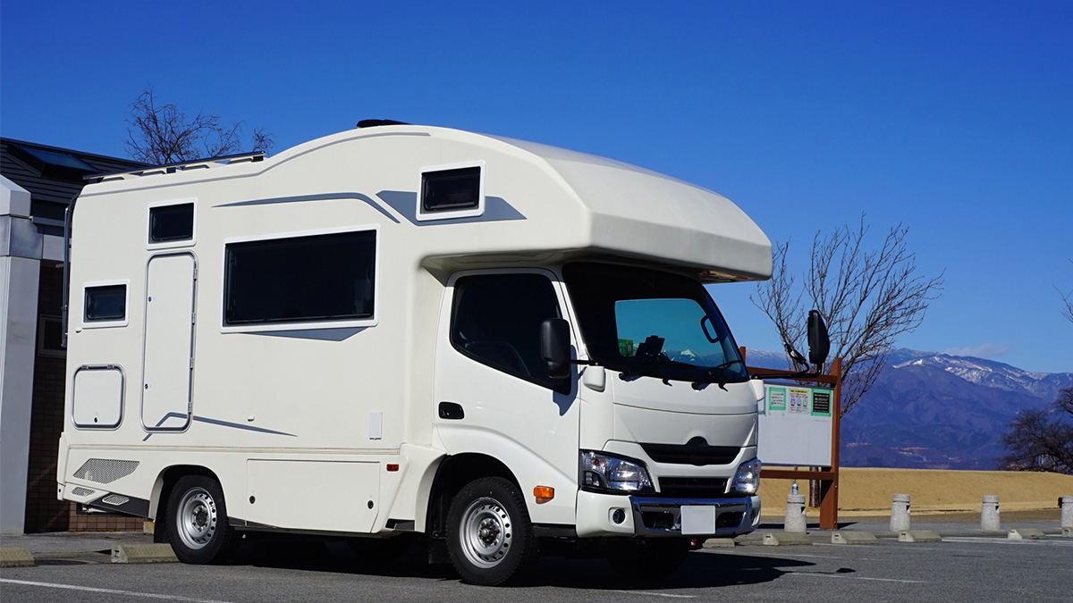 大きいキャンピングカーのイメージ