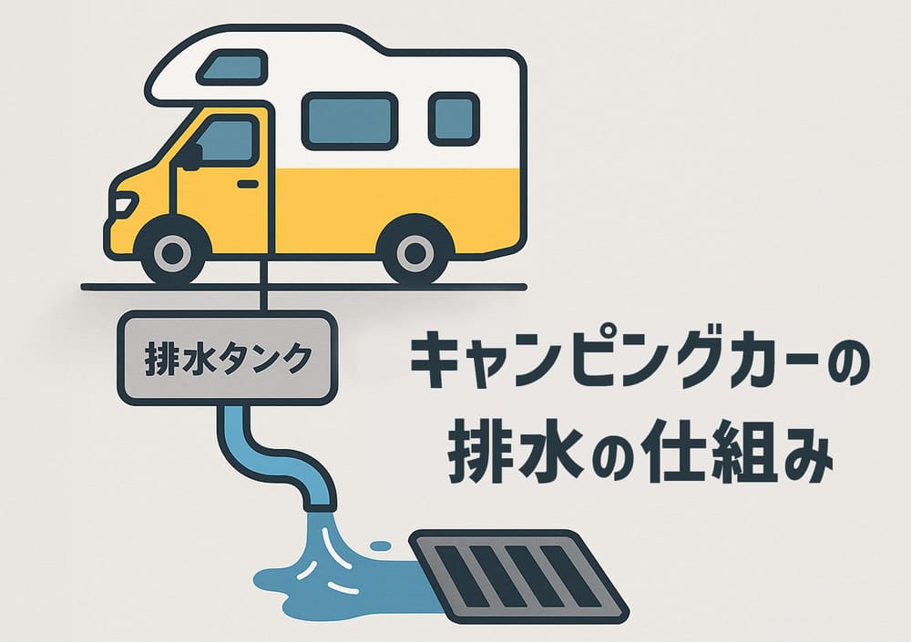 初心者必見！キャンピングカーの排水の仕組みと正しい処理方法とは？