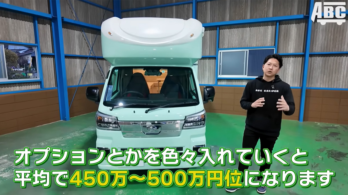 オプションも加えた本体価格