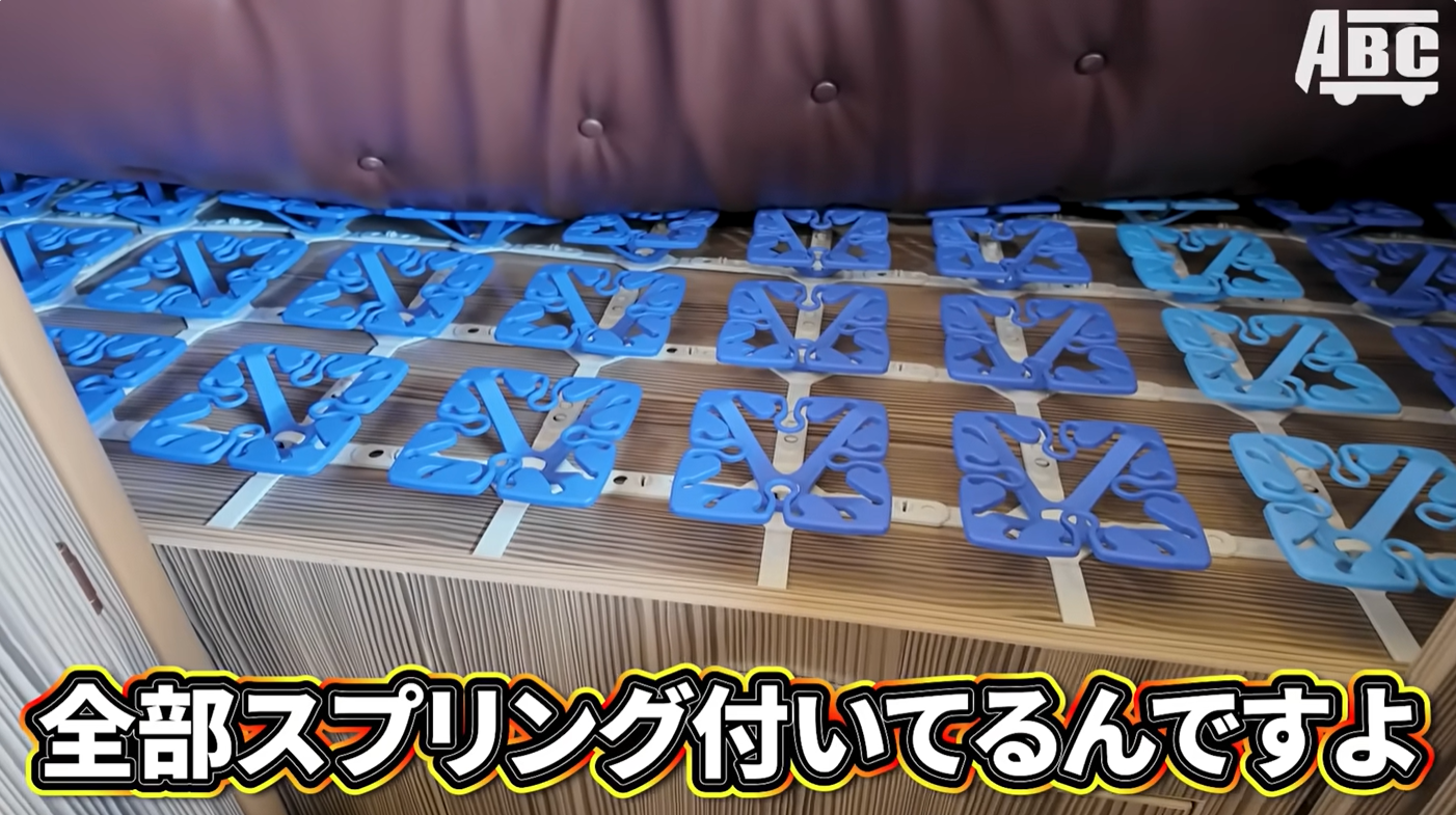 バンテック ジルノーブルのマット下に敷いているスプリング